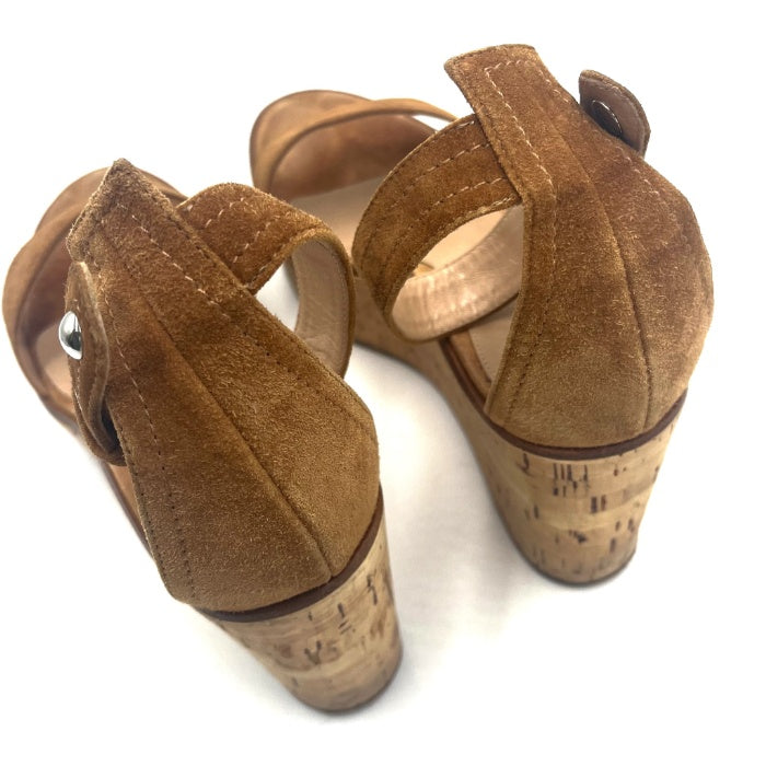 中古】ジャンヴィトロッシ Gianvito Rossi コルクサンダル ウェッジ