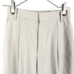 将图片加载到图库查看器，【中古】フレームワーク FRAMeWORK ストレートワイドパンツ きれいめ ウエストゴム ライトベージュ i0526y0148
