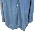 Load image into Gallery viewer, 【中古】マカフィー MACPHEE ダンガリーシャツ デニムシャツ 長袖 プルオーバー カジュアル ブルー系 i0904n0063
