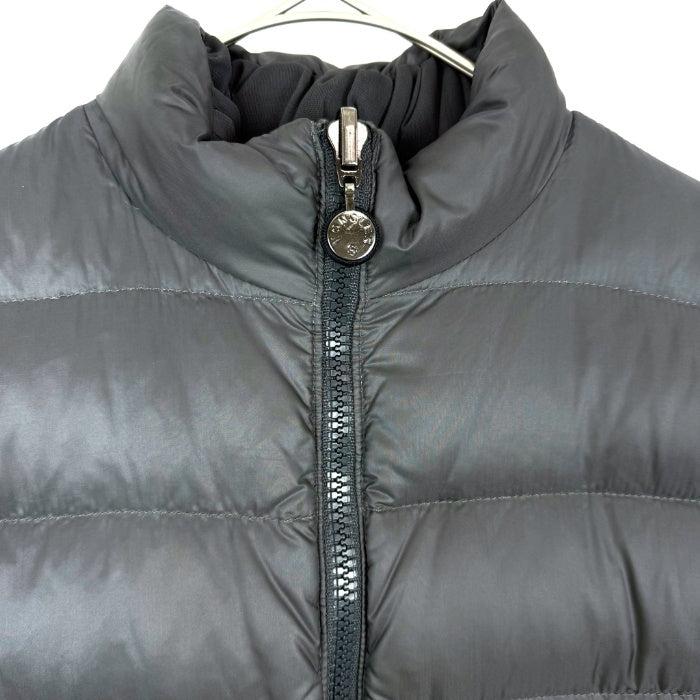 【中古】モンクレール MONCLER ダウンジャケット sacaiコラボ商品 リバーシブル フリル チャコールグレー h1227s001315