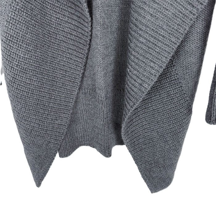 【中古】DES PRES デ・プレ ウール100％ ドレープ カーディガン トゥモローランド i0515n0083