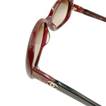 Load image into Gallery viewer, 【中古】シャネル CHANEL サングラス ココマーク レッド系 グラデーションレンズ イタリア製 i1029pq00690

