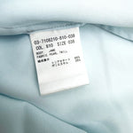 Load image into Gallery viewer, 【中古】セオリーリュクス Theory luxe ギャザー半袖ブラウス スタンドカラー スキッパー ライトブルー 水色 i0807n0096
