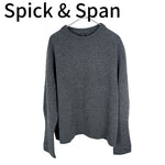 画像をギャラリービューアに読み込む, 【中古】スピックアンドスパン Spick &amp; Span ニット セーター ロングリブプルオーバー 長袖 j0907i0066
