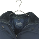 将图片加载到图库查看器，【中古】Max Mara WEEKEND マックスマーラ 中綿コート ファー付き ロング i0619wq00621
