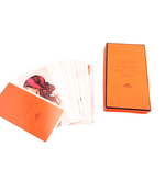 将图片加载到图库查看器，【中古】HERMES エルメス ノッティングカード オレンジ ボックス付き カードゲーム j0312wq0215
