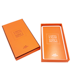 Load image into Gallery viewer, 【中古】HERMES エルメス ノッティングカード オレンジ ボックス付き ガイドカード j0312wq0205
