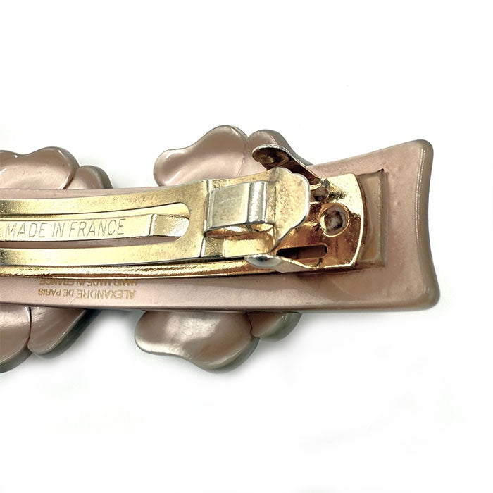 【中古】アレクサンドルドゥパリ ALEXANDRE DE PARIS バレッタ ヘアアクセサリー ベージュ系 i0225aq02025