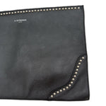 Load image into Gallery viewer, 【中古】ジェイアンドエムデヴィッドソン J＆M DAVIDSON クラッチバッグ スタッズ 薄型 ブラック シルバー i0619wq00116
