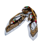 画像をギャラリービューアに読み込む, 【中古】GIANFRANCO FERRE ジャンフランコフェレ スカーフ シルク100% j0223tq0266
