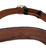 画像をギャラリービューアに読み込む, 【中古】グッチ Gucci GGベルト ブラック ゴールド j0712oq027126
