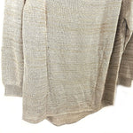 画像をギャラリービューアに読み込む, 【中古】デプレ DES PRES レーヨンニット ざっくり編み 光沢 透け感 とろみ ミックスニット ベージュ系 i0213n00612
