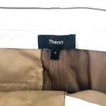 将图片加载到图库查看器，【中古】セオリー Theory パンツ ブルメランジ Stretch Canvas Treeca GZ キャンバス生地 ブラウン系 h1029h0048
