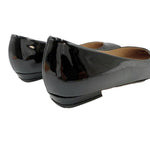 Load image into Gallery viewer, 【中古】バーニーズニューヨーク BARNEYS NEW YORK エナメルパンプス ローヒール スクエアトゥ ブラック 黒 i0624h00110
