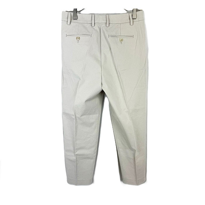 【中古】ルヴェルソーノアール Le Verseaunoir クロップドパンツ シンプル ライトベージュ i0807n0084
