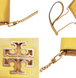 画像をギャラリービューアに読み込む, 【中古】TORY BURCH トリーバーチ チェーンショルダーバッグ イエロー レザー  レディース クロスボディバッグ j0405oq01169
