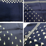 Load image into Gallery viewer, 【中古】クリスチャンディオール Christian Dior スカーフ マルチ柄 ドット ネイビー アイボリー i0424lq02316
