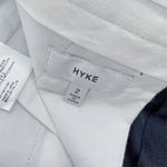 Load image into Gallery viewer, 【中古】ハイク HYKE タイトスカート ネイビー 2 コットン混 日本製 j0310h0068
