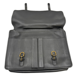 画像をギャラリービューアに読み込む, 【中古】COACH オールドコーチ 906 ビジネスバッグ ブラック レザー j0712oq010103
