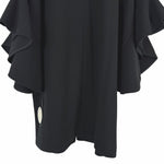 画像をギャラリービューアに読み込む, 【中古】NOUQUE ヌーク 黒 コート フレアスリーブ 新品タグ付き ブラック ノーカラー i1229m01112
