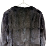 画像をギャラリービューアに読み込む, 【中古】Drawer ドゥロワー ファーコート ブラック 38 レディース ウイゼル i1215h006114
