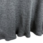 Load image into Gallery viewer, 【中古】ドゥロワー Drawer 細リブタンクトップ 胸元リボン シルク 薄手 透け感 チャコールグレー i0623k0010
