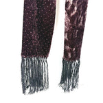 Load image into Gallery viewer, 【中古】ポールスミス Paul Smith ベルベット ストール ドット柄 マーブル調 i0410wq0364
