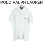 将图片加载到图库查看器，【中古】ポロラルフローレン POLO RALPH LAUREN 半袖 ポロシャツ ホワイト M i1013tq0225
