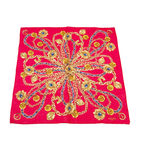 画像をギャラリービューアに読み込む, 【中古】CELINE セリーヌ ハンカチ 6点 セット シルク 綿混 総柄 ロゴ i0728tq0071
