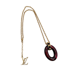 画像をギャラリービューアに読み込む, 【中古】LOUIS VUITTON ルイヴィトン パンダンティフギミアクル ネックレス ゴールド 箱・保存袋付き j0405oq037180
