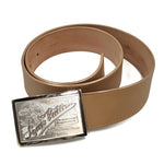 将图片加载到图库查看器，【中古】ルイヴィトン LOUIS VUITTON ベルト サンチュール バックル レザー シルバー×ベージュ系 i0413oq007253
