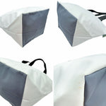 Load image into Gallery viewer, 【中古】エルベシャプリエ Herve Chapelier トートバッグ XL ホワイト ナイロン 大容量 ハンドバッグ j0312wq00520
