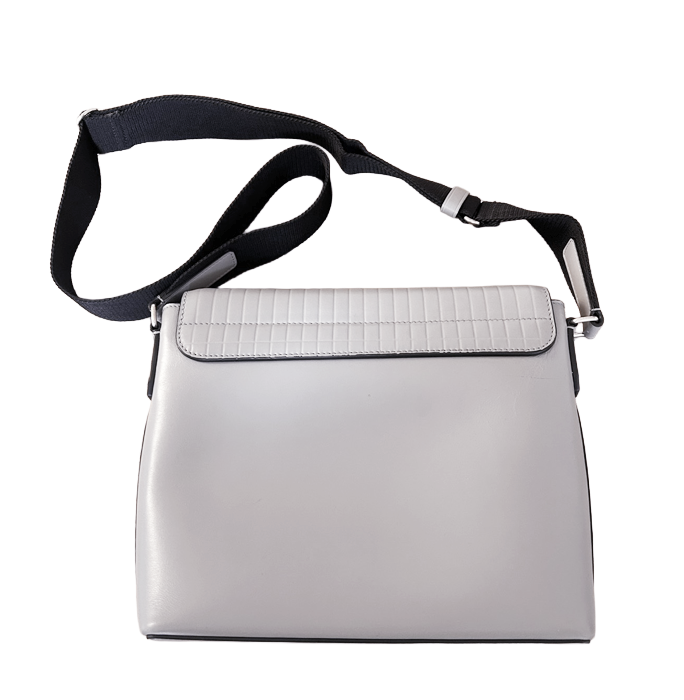 ダンヒル Dunhill ローラガス レザー ショルダーバッグ メッセンジャーバッグ グレー 中古】ダンヒル Dunhill ローラガス レザー ショルダーバッグ