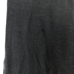【中古】ノーブル NOBLE ロングベアトップ インナー シンプル 薄手 ブラック 黒 h0122m055