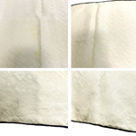 将图片加载到图库查看器，【中古】クリスチャンディオール Christian Dior スカーフ ロゴ生地 光沢 アイボリー ネイビー i0601oq00328
