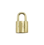 画像をギャラリービューアに読み込む, 【中古】Louis Vuitton ルイヴィトン パドロック ゴールド キー付き カデナ 南京錠 アクセサリー i0717lq00616
