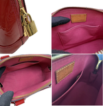 画像をギャラリービューアに読み込む, 【中古】Louis Vuitton ルイヴィトン ヴェルニ アルマBB ハンドバッグ i0907oq003356
