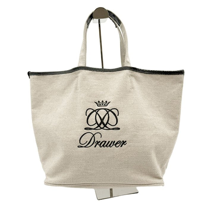 【中古】Drawer ドゥロワー ノベルティ トートバッグ キャンバス地 肩掛け可 i0917s0076