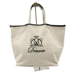 画像をギャラリービューアに読み込む, 【中古】Drawer ドゥロワー ノベルティ トートバッグ キャンバス地 肩掛け可 i0917s0076
