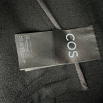 画像をギャラリービューアに読み込む, 【中古】COS コス ウール ダブルフェイス ベスト ブラック ノースリーブ サイズ32 i1120h0048
