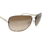 Load image into Gallery viewer, 【中古】プラダ PRADA サングラス ティアドロップ ブラウン グラデーションレンズ ケース付き j0115lq01049
