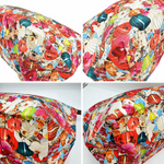 画像をギャラリービューアに読み込む, 【中古】Longchamp ロンシャン ル・プリアージュ トートバッグ アメリカトランス 花柄 マルチカラー i1029pq03070
