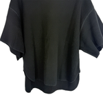 Load image into Gallery viewer, 【中古】BLAMINK ブラミンク ワッフルTシャツ ブラック コットン100％ 半袖 カットソー レディース j0410a00827
