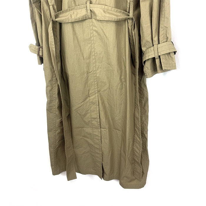 【中古】ドゥーズィエムクラス Deuxieme Classe スプリングコート ロング トレンチコート ベージュ系 i0422rq003106