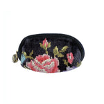 将图片加载到图库查看器，【中古】フェイラー FEILER コインケース 小銭入れ ミニサイズ 花柄 可愛い ネイビー系 i0727tq0026
