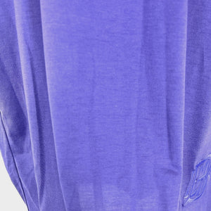 【中古】ブラミンク BLAMINK ノースリーブカットソー ロゴ刺繍 鮮やか パープル 紫 g1110a011
