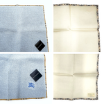 将图片加载到图库查看器，【中古】バーバリー BURBERRY ハンカチ3点セット ハンドタオル チェック 未使用品 ピンク ベージュ ライトブルー i0619wq0465
