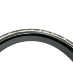 画像をギャラリービューアに読み込む, 【中古】ルイヴィトン Louis Vuitton バングル アンクルージョン ブラック モノグラム フラワー LVロゴ j0115lq026154
