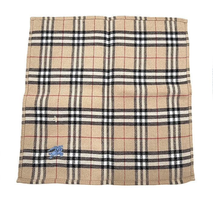 【中古】バーバリー BURBERRY ハンカチ3点セット ハンドタオル チェック 未使用品 ピンク ベージュ ライトブルー i0619wq0465
