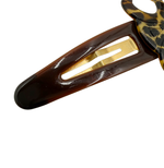 Load image into Gallery viewer, 【中古】CELINE セリーヌ ヘアピン トリオンフ バレッタ ヘアアクセサリー ブラウン j0417aq024180
